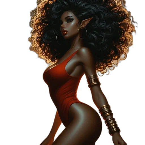 fantasy art, concept art, comic book art, photorealistic transparent PNG cut-out