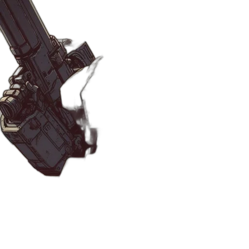 weapon, robot, sword, staff transparent PNG cut-out
