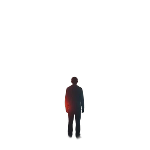 jacket, staff, robot, face transparent PNG cut-out