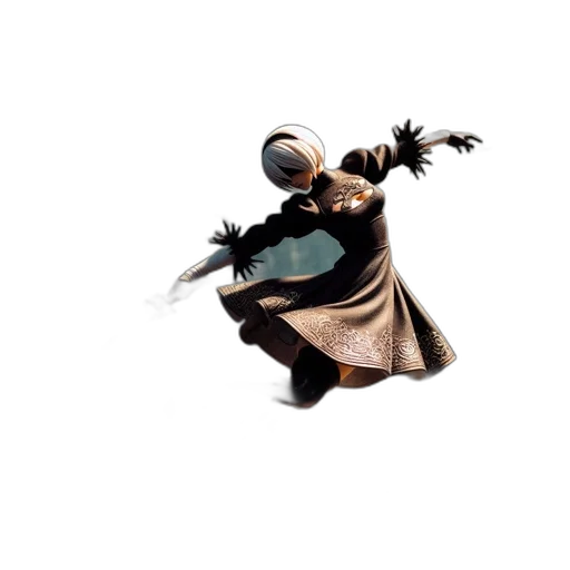 sword, robot, weapon, staff transparent PNG cut-out