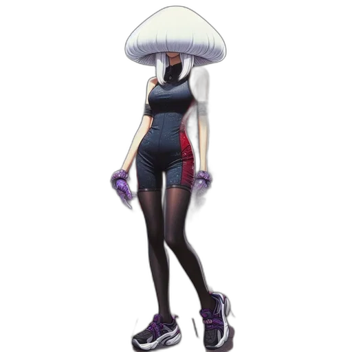 hat, umbrella, staff, dress transparent PNG cut-out