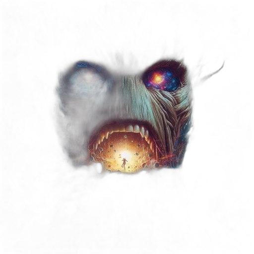 mask, creature, face, dragon transparent PNG cut-out