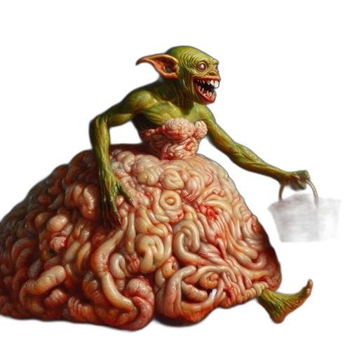 creature, food, dress, robot transparent PNG cut-out