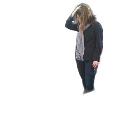 jacket, dress, hair, creature transparent PNG cut-out