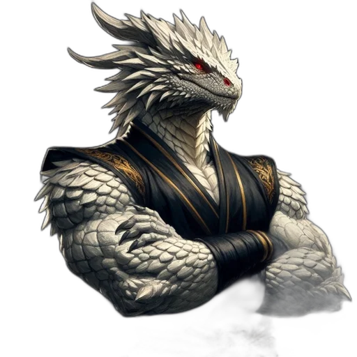 dragon, creature, animal, staff transparent PNG cut-out