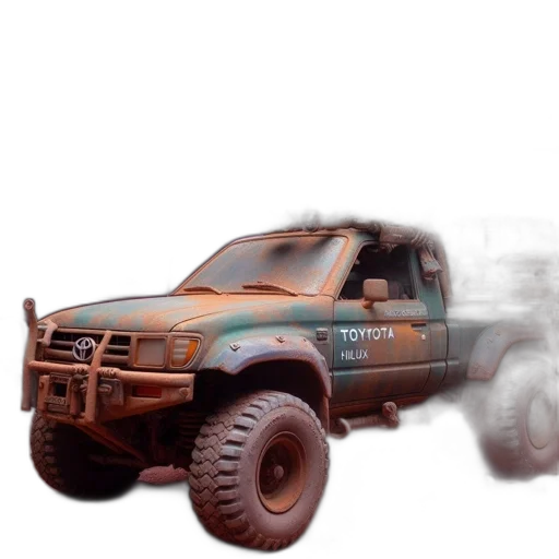 car, weapon, robot, 3d render transparent PNG cut-out