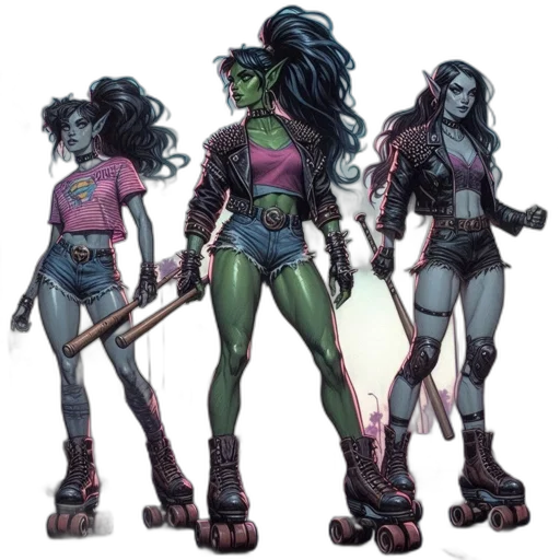 concept art, comic book art, cyberpunk, fantasy art transparent PNG cut-out