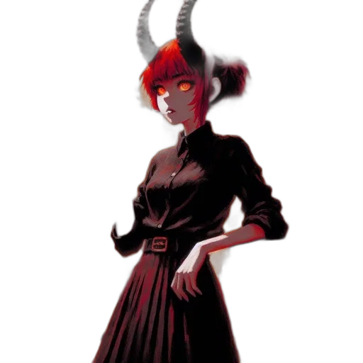 dress, staff, hat, creature transparent PNG cut-out