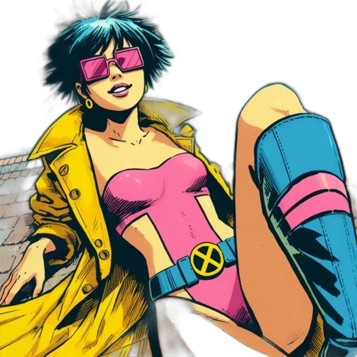 jacket, comic book art, cyberpunk, concept art transparent PNG cut-out