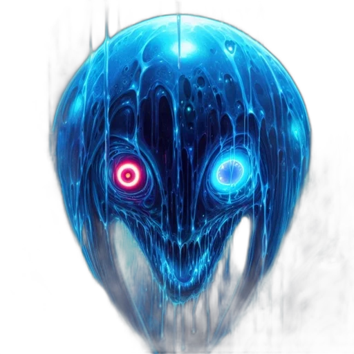 mask, creature, face, robot transparent PNG cut-out