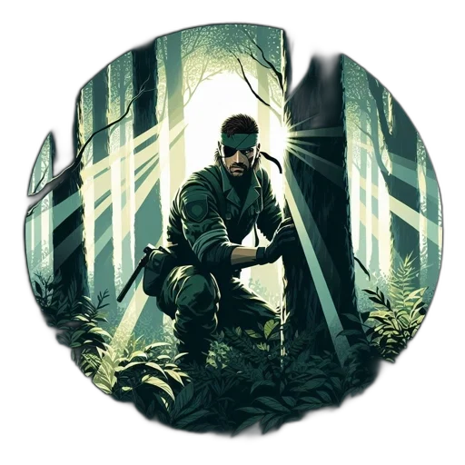 jacket, weapon, comic book art, concept art transparent PNG cut-out