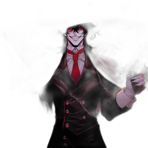 mask, staff, creature, jacket transparent PNG cut-out