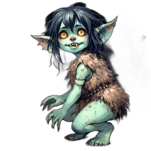 creature, staff, dragon, fantasy art transparent PNG cut-out
