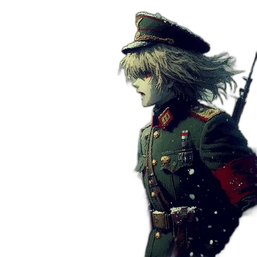 hat, staff, jacket, weapon transparent PNG cut-out