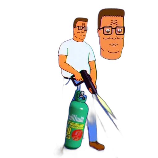 staff, bottle, weapon, robot transparent PNG cut-out