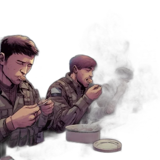 food, concept art, comic book art, watercolor transparent PNG cut-out