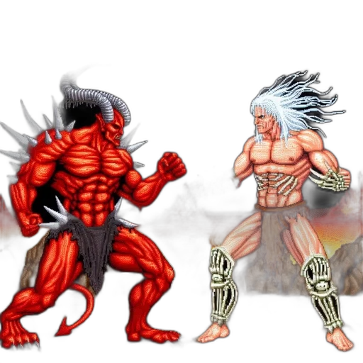 concept art, comic book art, fantasy art, pixel art transparent PNG cut-out