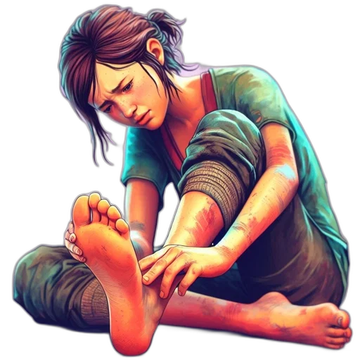 shoes, photorealistic, oil painting, concept art transparent PNG cut-out