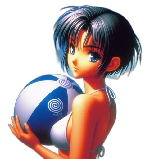 dress, robot, vaporwave, photorealistic transparent PNG cut-out