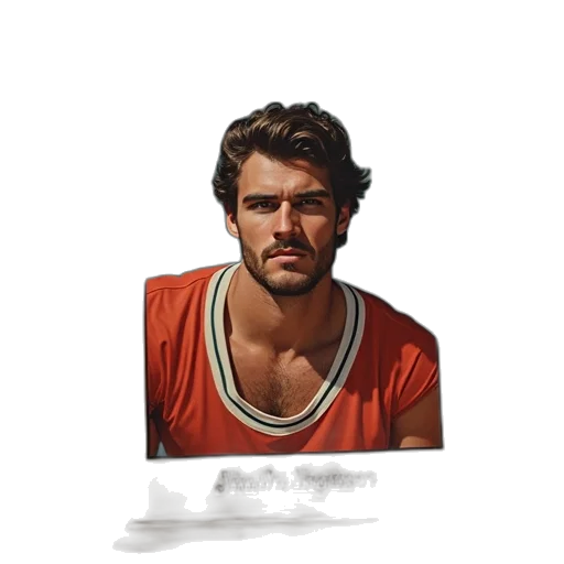 face, jacket, furniture, weapon transparent PNG cut-out