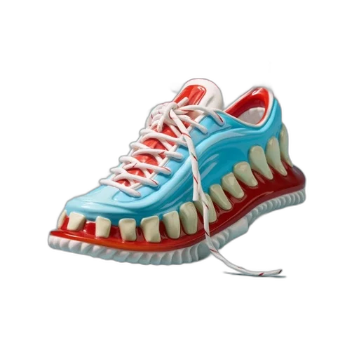 shoes, 3d render, advertisement, sneaker transparent PNG cut-out