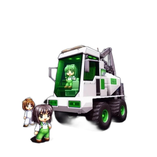 robot, car, weapon, staff transparent PNG cut-out