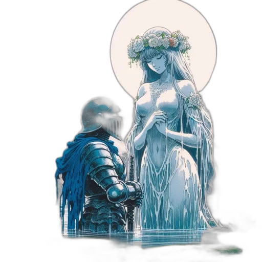 sword, concept art, comic book art, fantasy art transparent PNG cut-out