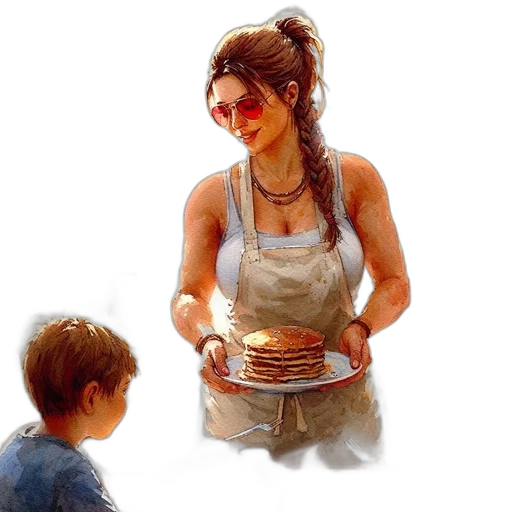 food, oil painting, photorealistic, concept art transparent PNG cut-out