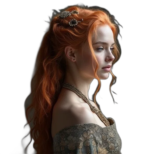 crown, dragon, dress, face transparent PNG cut-out