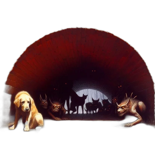animal, creature, mask, concept art transparent PNG cut-out