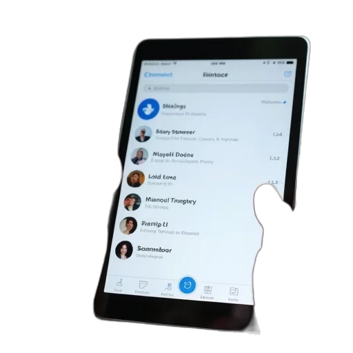 staff, linked, inbox, app transparent PNG cut-out