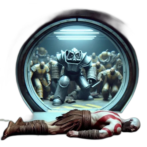 robot, creature, weapon, concept art transparent PNG cut-out