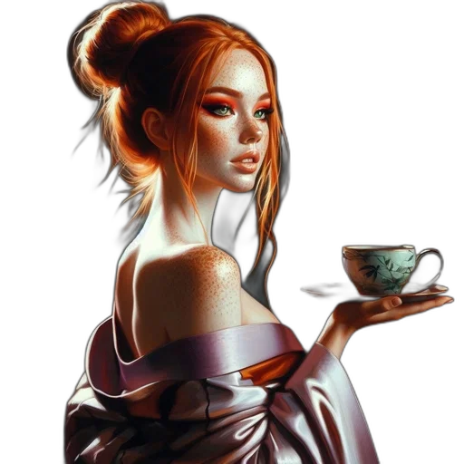 fantasy art, photorealistic, oil painting, concept art transparent PNG cut-out