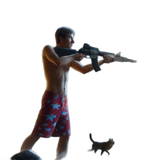 weapon, animal, creature, staff transparent PNG cut-out