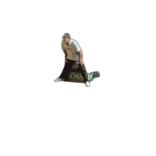 shoes, staff, jacket, creature transparent PNG cut-out