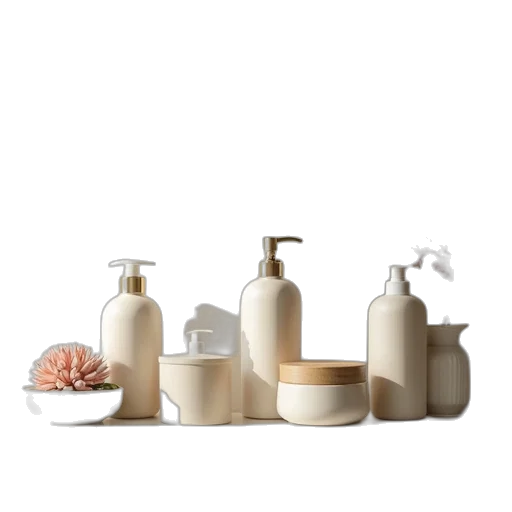 earth tones, shelf, cleaning, supplies transparent PNG cut-out