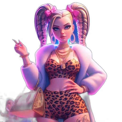 dress, fantasy art, concept art, vaporwave transparent PNG cut-out