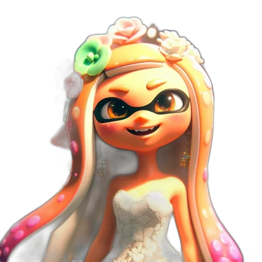 dress, crown, mask, weapon transparent PNG cut-out