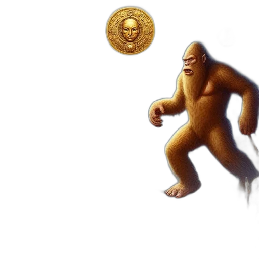 creature, animal, staff, concept art transparent PNG cut-out