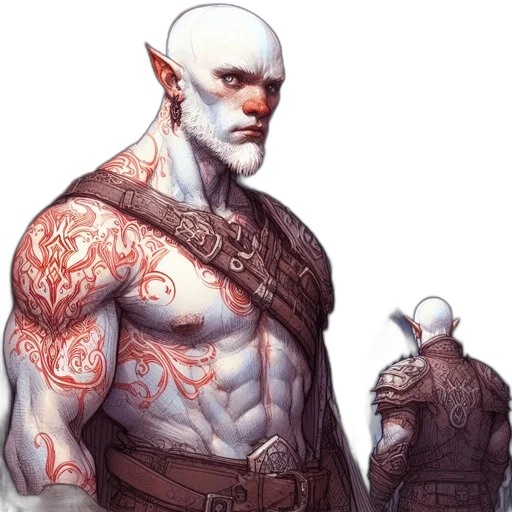 concept art, comic book art, fantasy art, cyberpunk transparent PNG cut-out