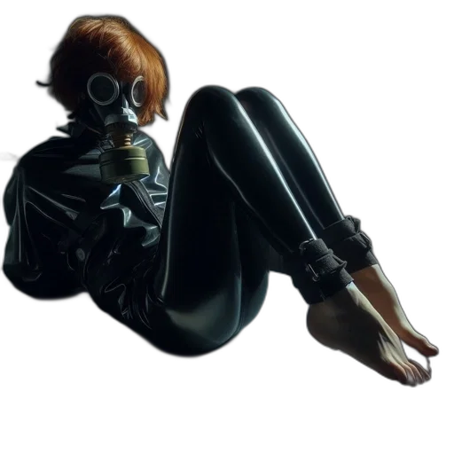 jacket, weapon, robot, mask transparent PNG cut-out