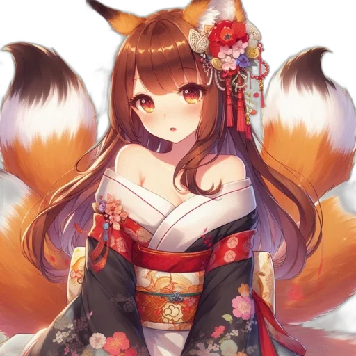dragon, dress, staff, animal transparent PNG cut-out