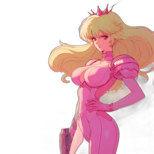 dress, crown, concept art, vaporwave transparent PNG cut-out