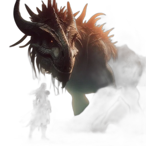 dragon, creature, animal, mask transparent PNG cut-out