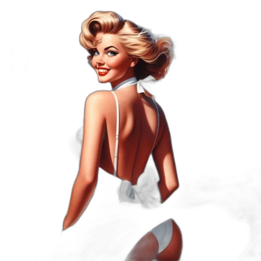 dress, photorealistic, concept art, oil painting transparent PNG cut-out