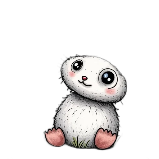creature, animal, staff, pixel art transparent PNG cut-out