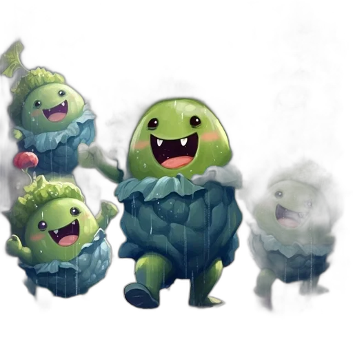 creature, concept art, fantasy art, pixel art transparent PNG cut-out