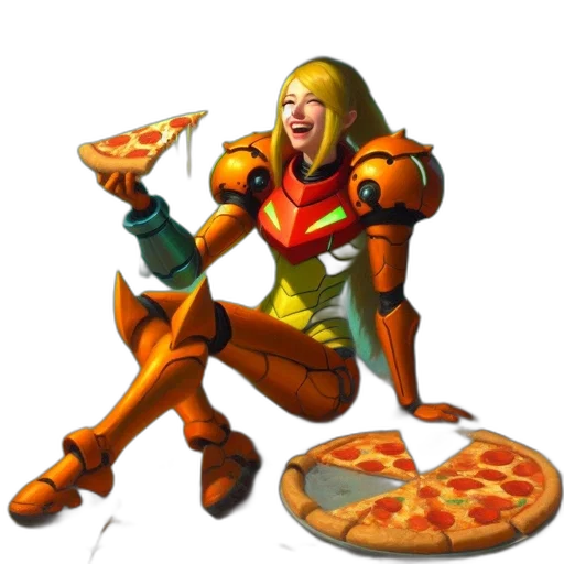 food, concept art, pixel art, 3d render transparent PNG cut-out
