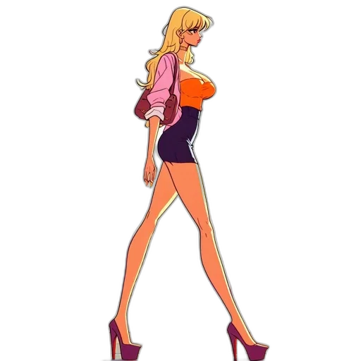 dress, jacket, cartoon, concept art transparent PNG cut-out