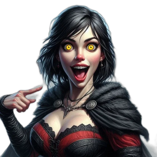 face, fantasy art, comic book art, concept art transparent PNG cut-out